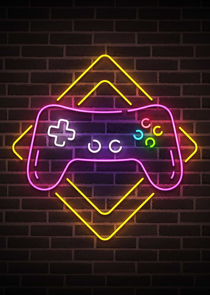 Controller Neon Gaming