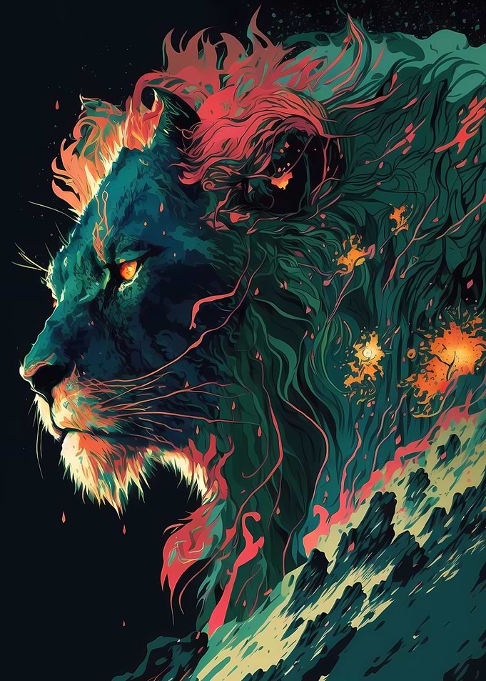 Lion Attractive