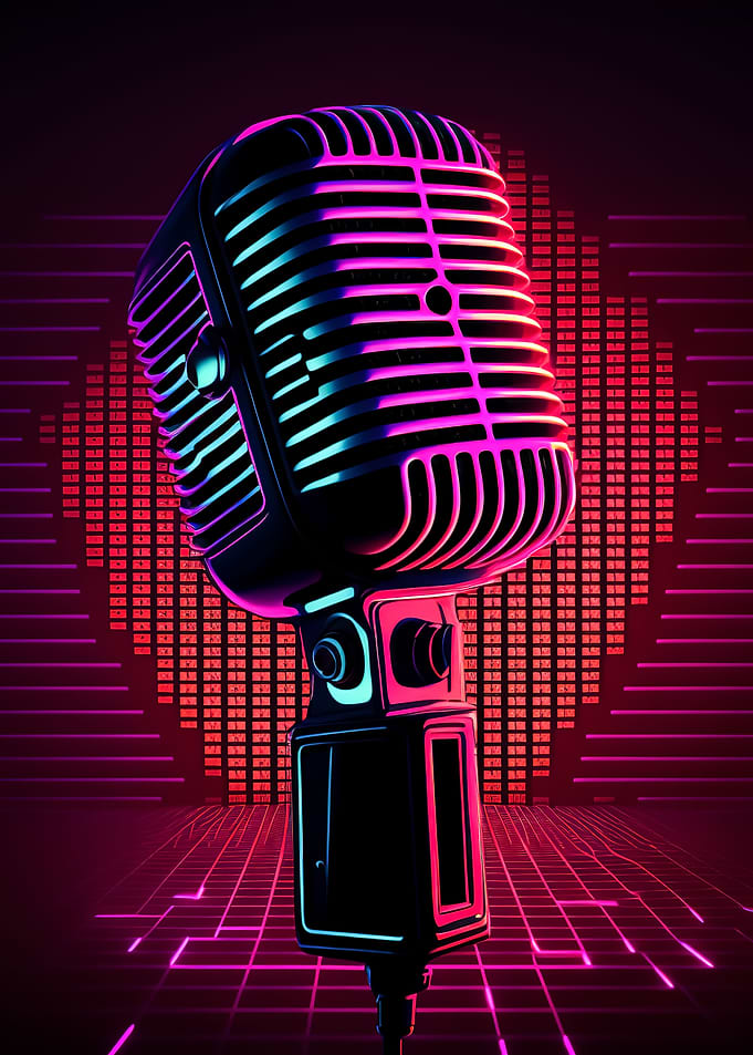 karaoke neon