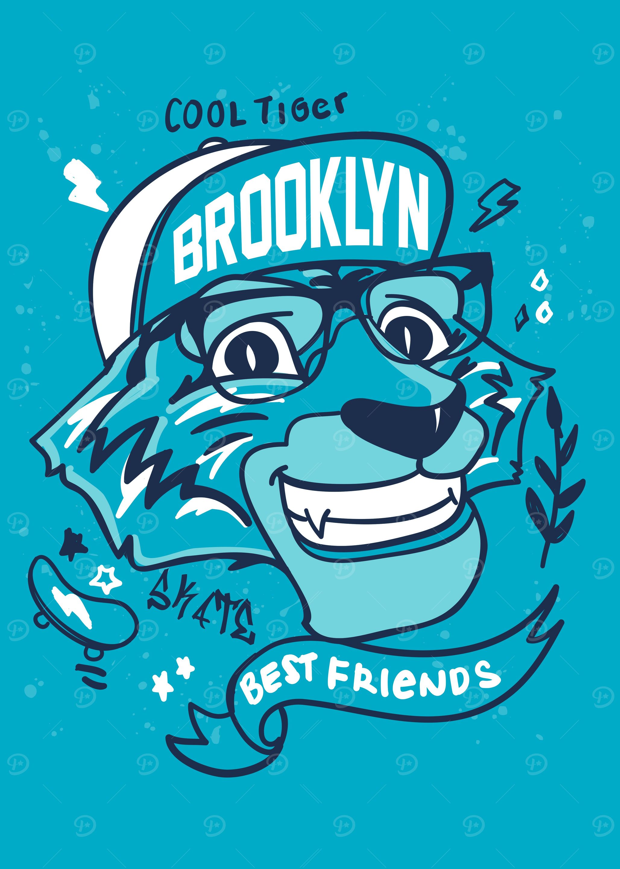 lion brooklyn poster