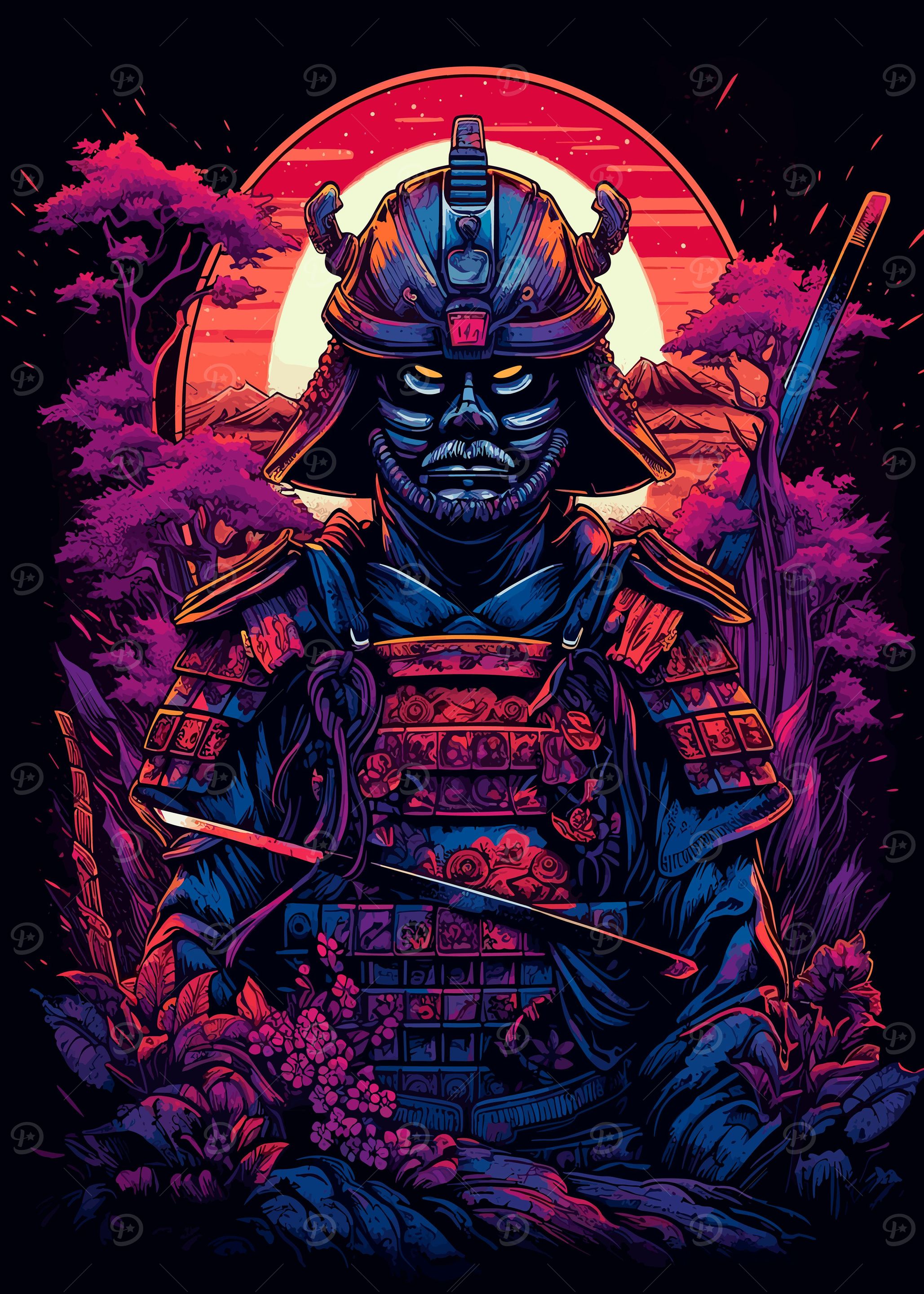 samurai 2 synth wave