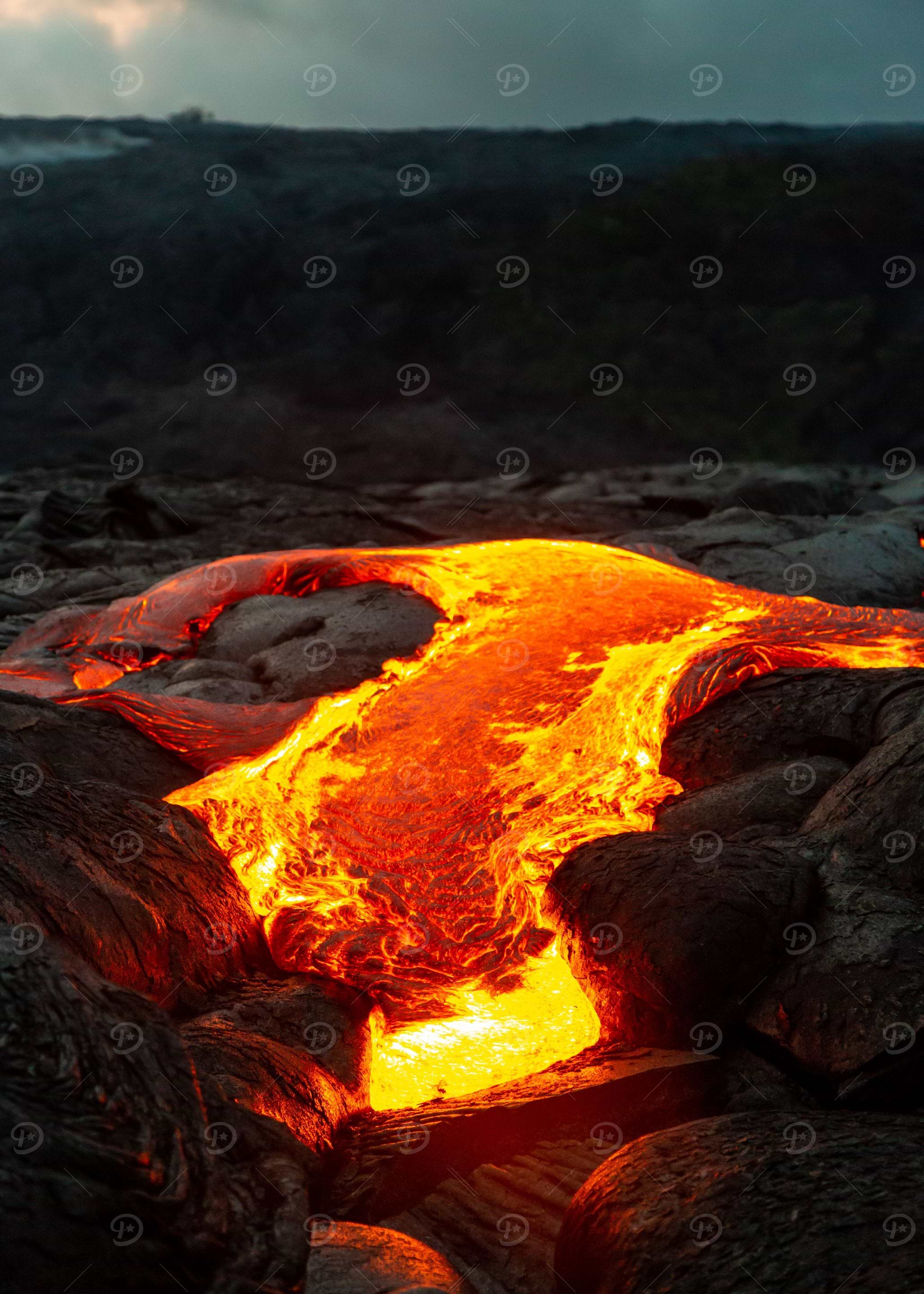 Lava flow