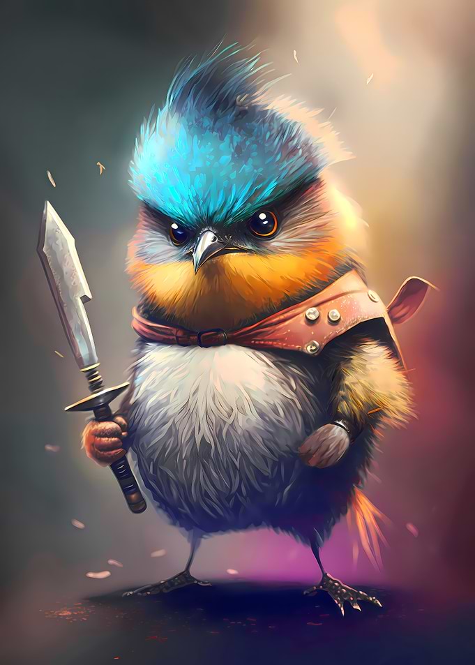 Anger Of Baby Bird