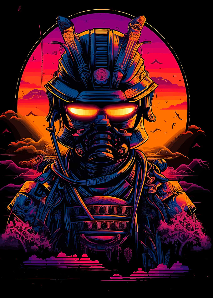 samurai vivid color