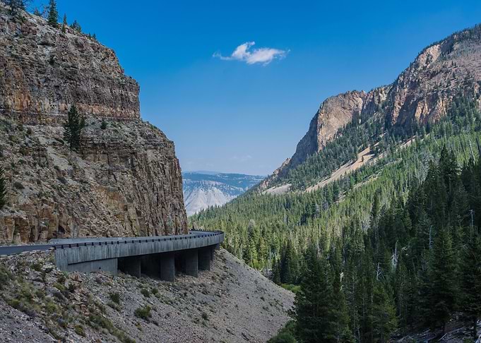 Road Through The Canyon