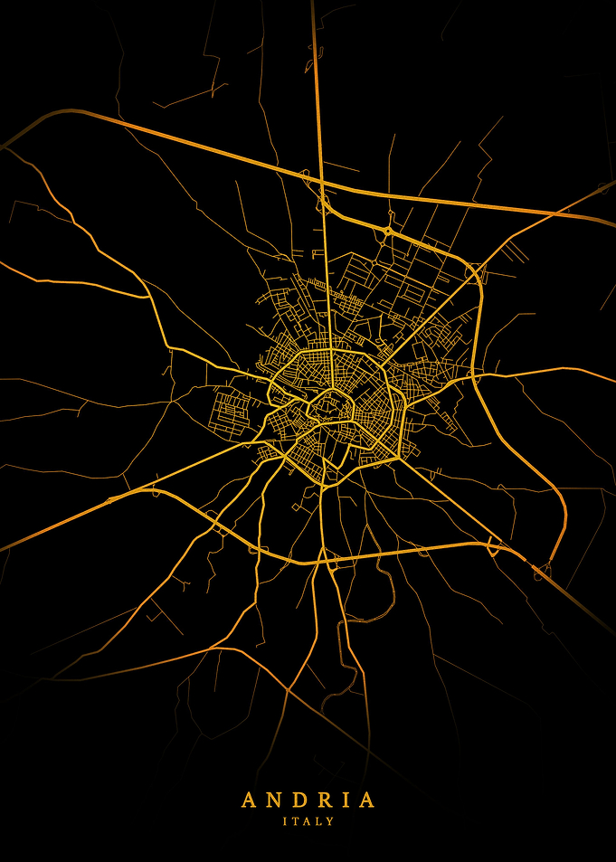 Andria City Map Gold