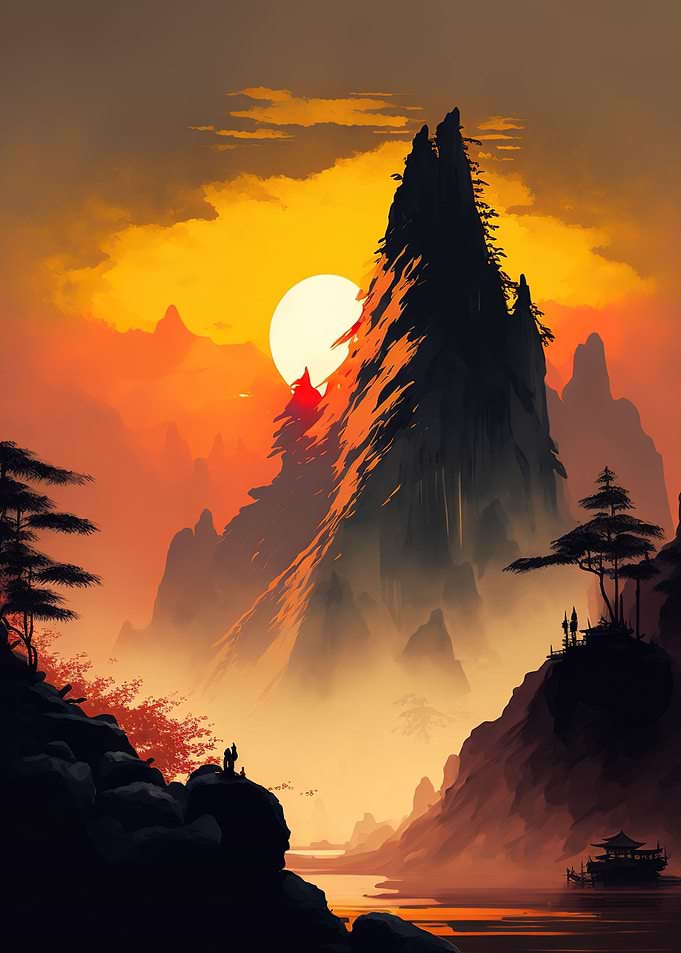 mountains japan