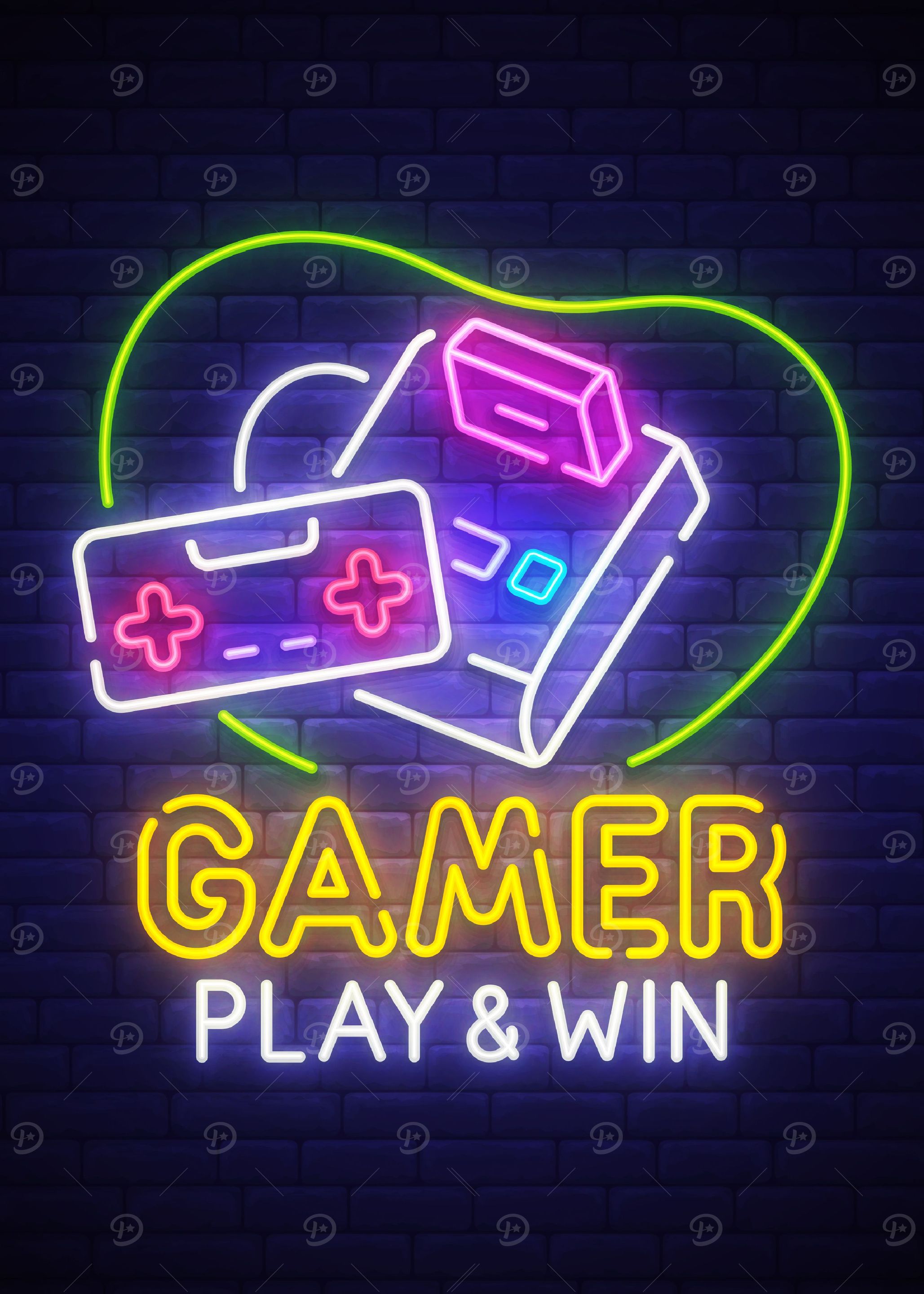 Gamer Decor Neon Gaming