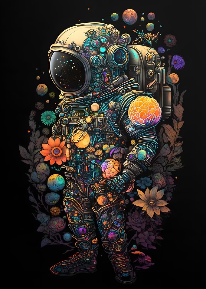 Stylized Astronaut