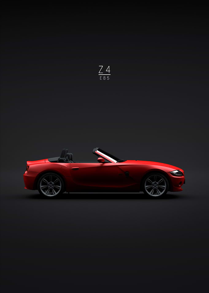 2003 BMW Z4 E85 Red