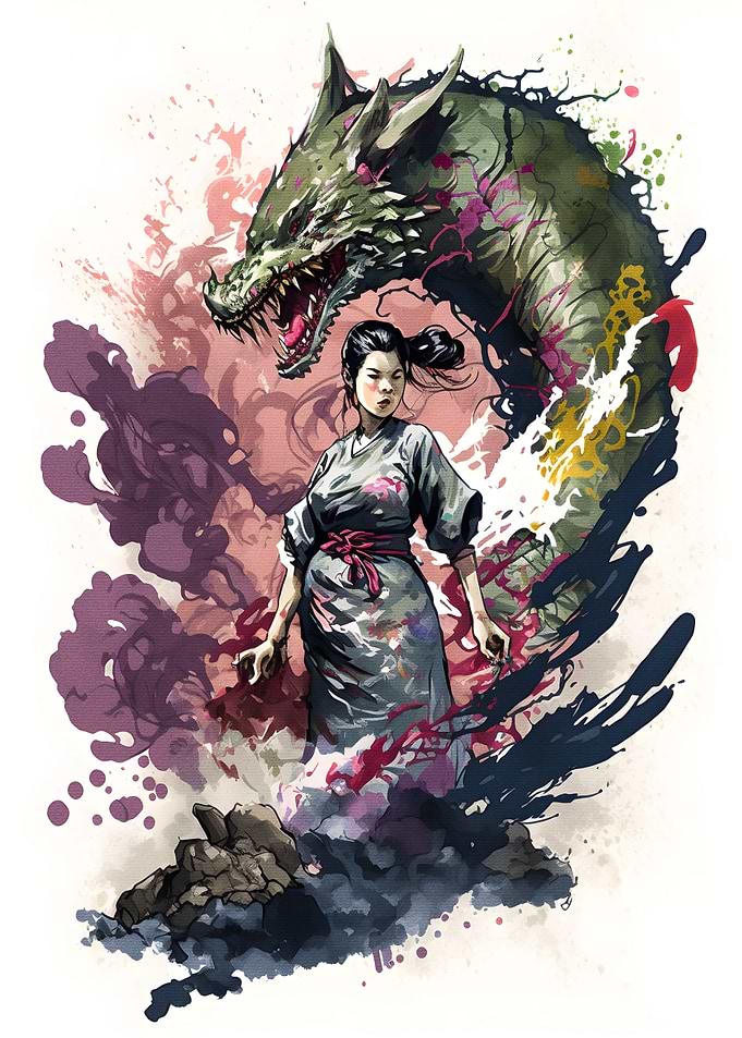Dragon and Girls 3