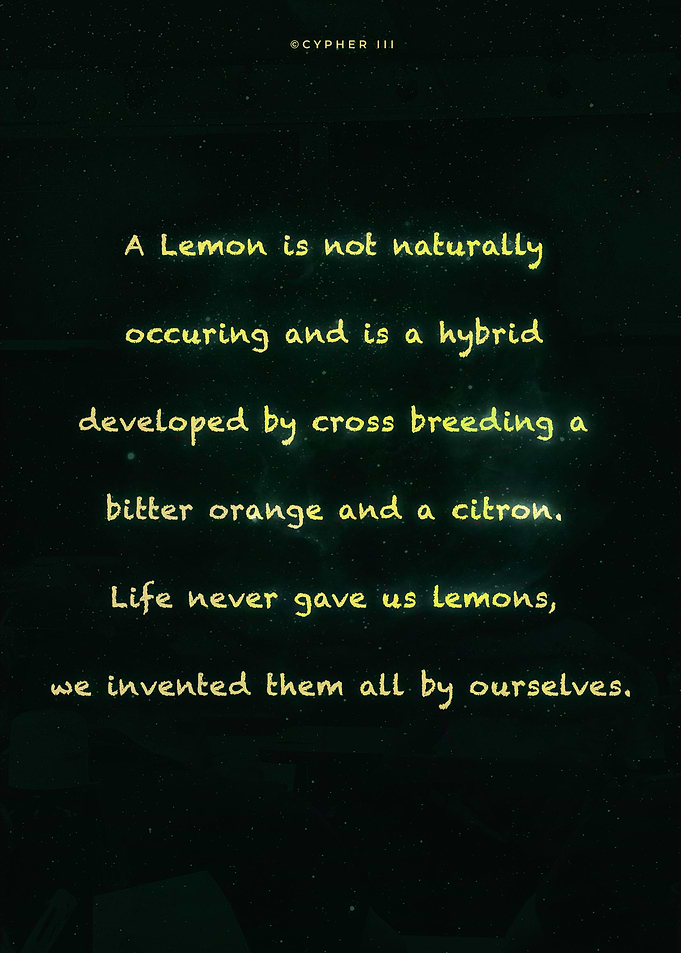 Lemons