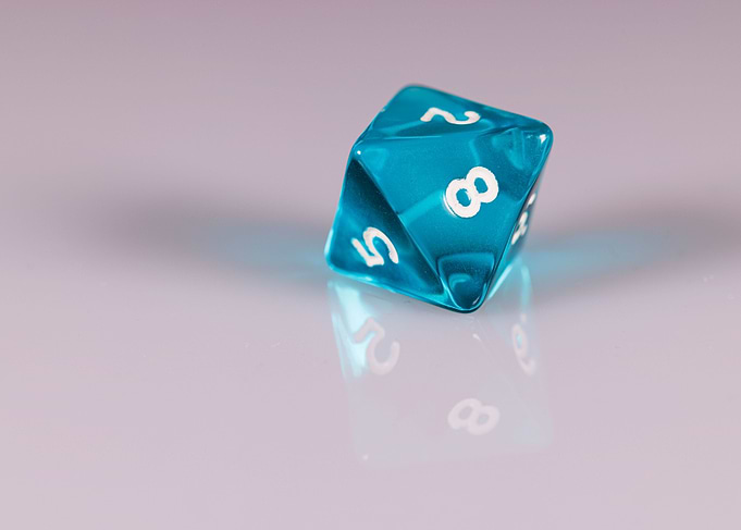 Dice for board game