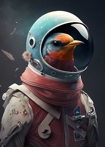 Astronaut Bird
