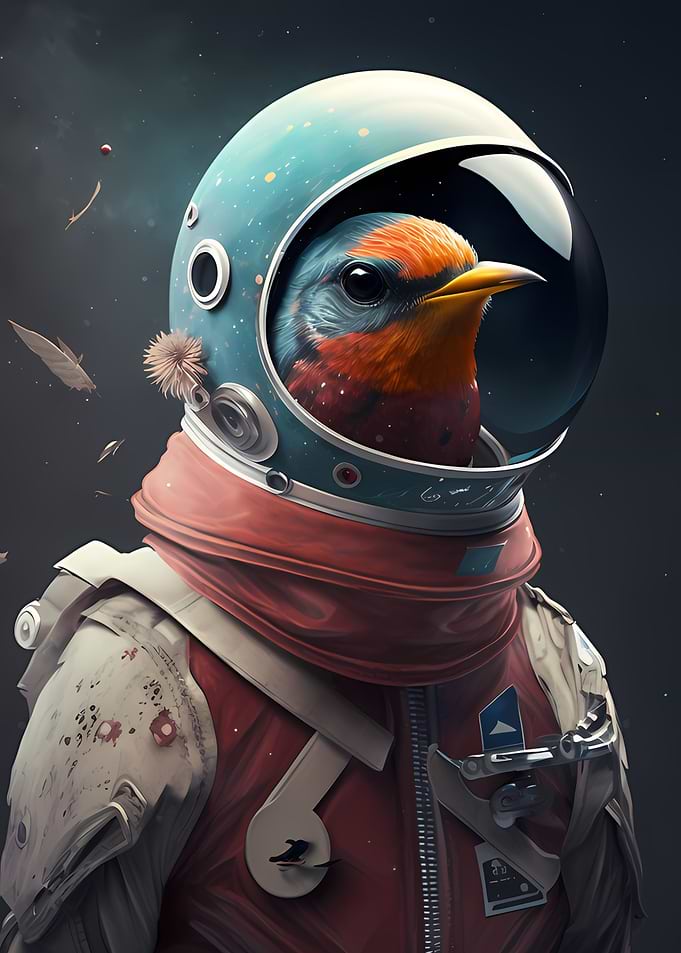 Astronaut Bird