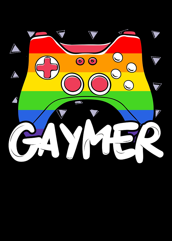 Gaymer Video Game Rainbow