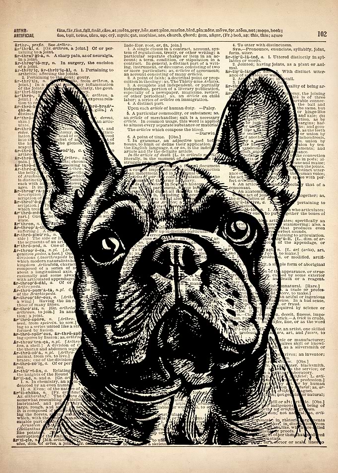 FRENCH BULLDOG ART