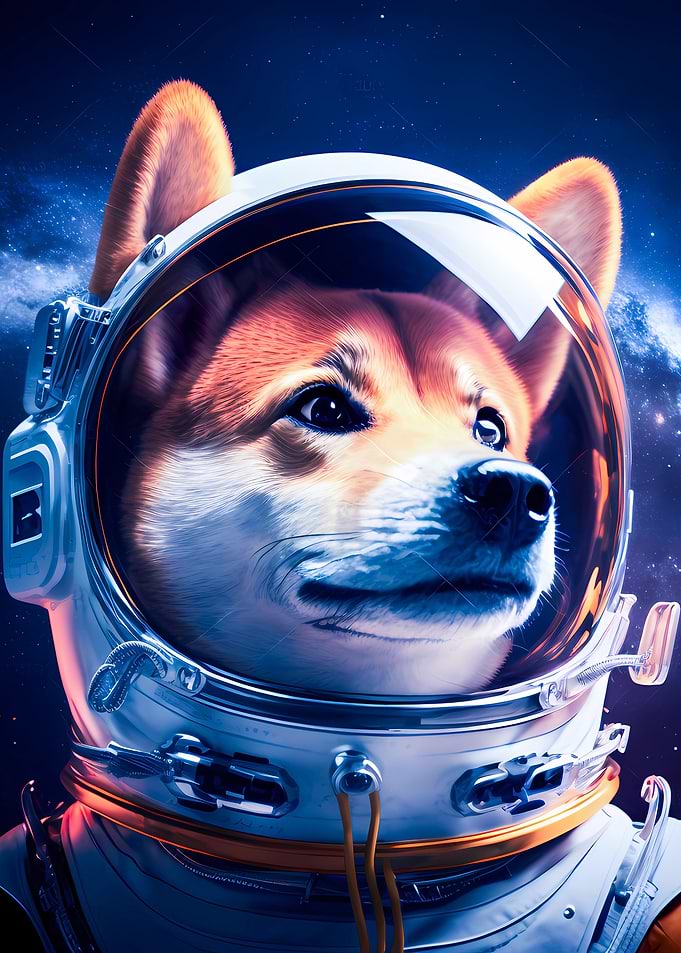 Shiba Inu Astronaut