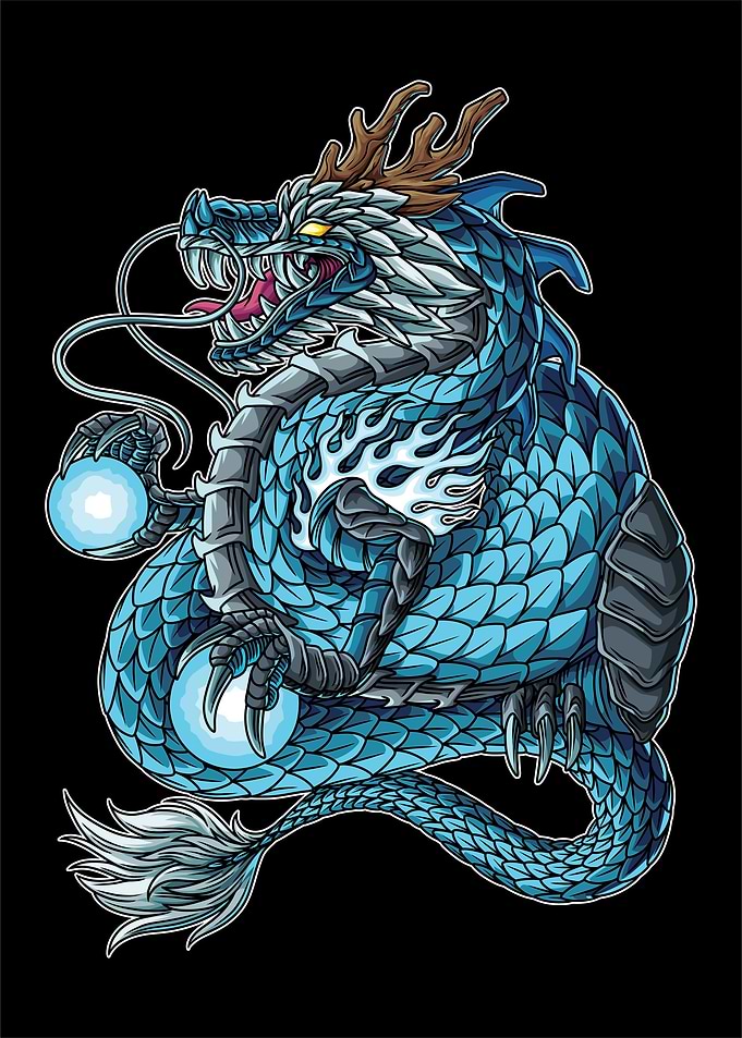 Mecha Dragon Illustration