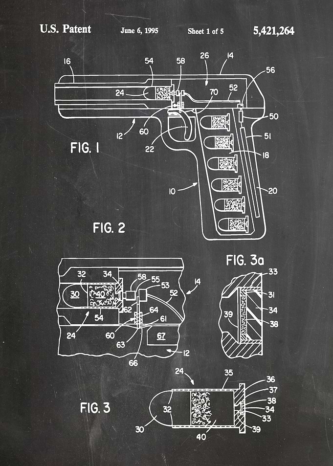 Firearm cartidge patent