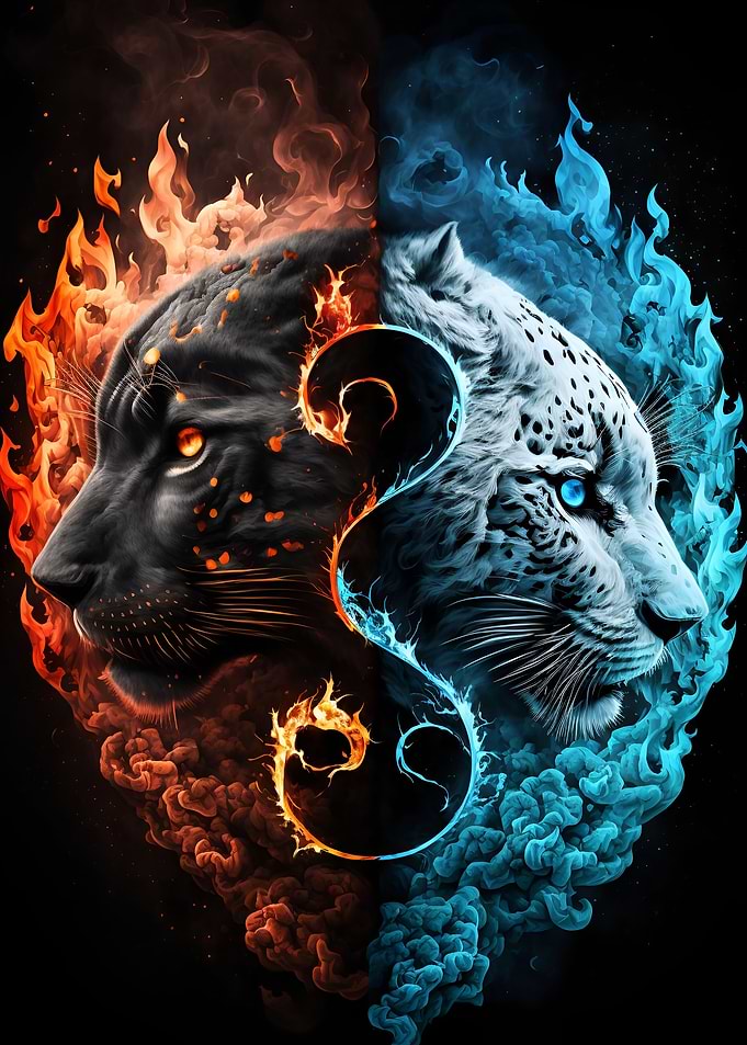 Yin yang Panther