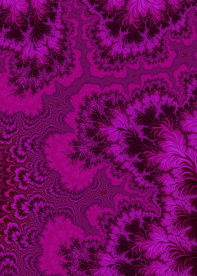 Bold Trippy Pink Fractal
