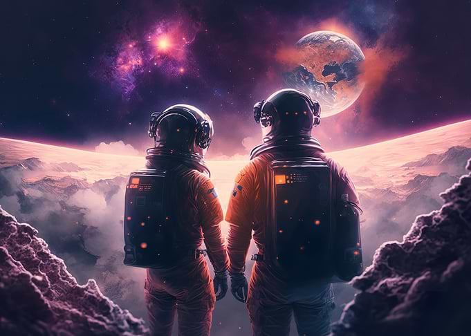 Cosmonaut Couple