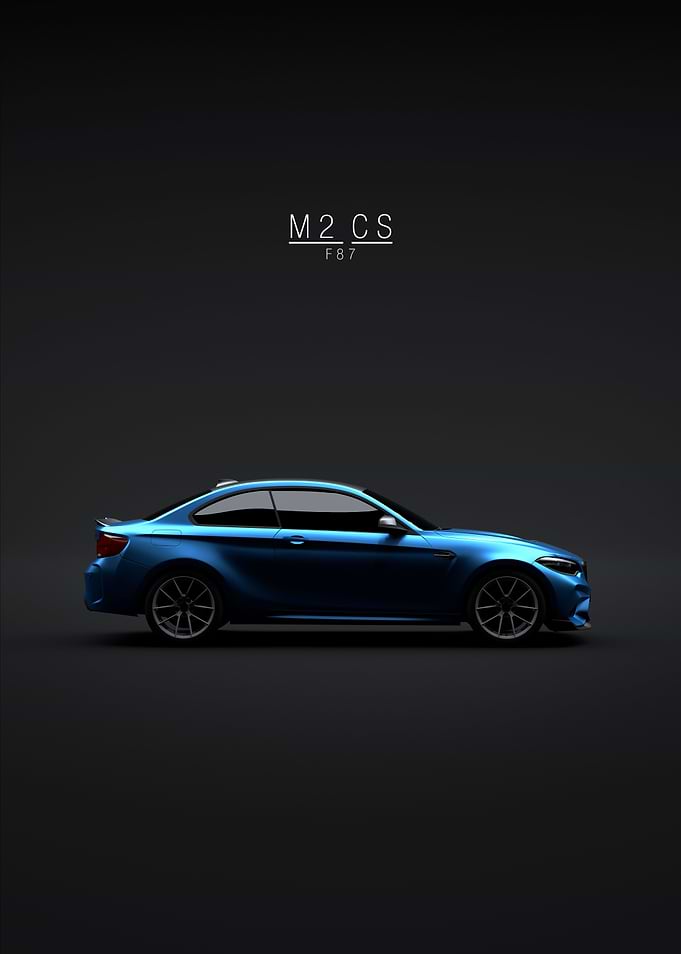 2020 BMW M2 CS Misano Blue