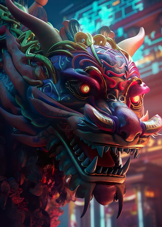 Japanese Dragon Celebrate