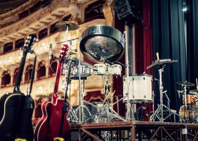 Theater music show before