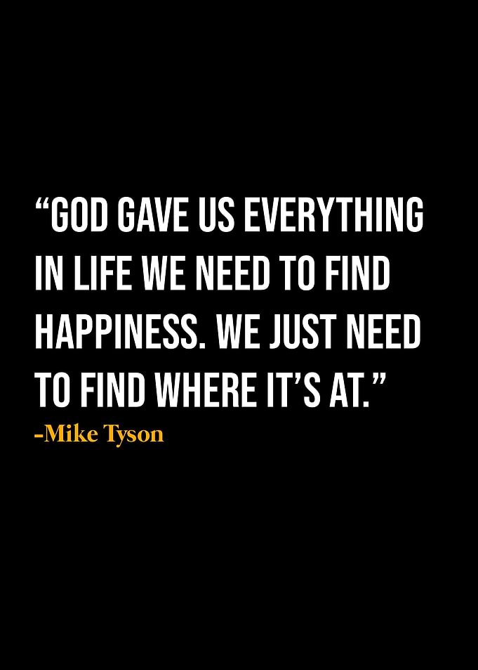 Mike Tyson Quote