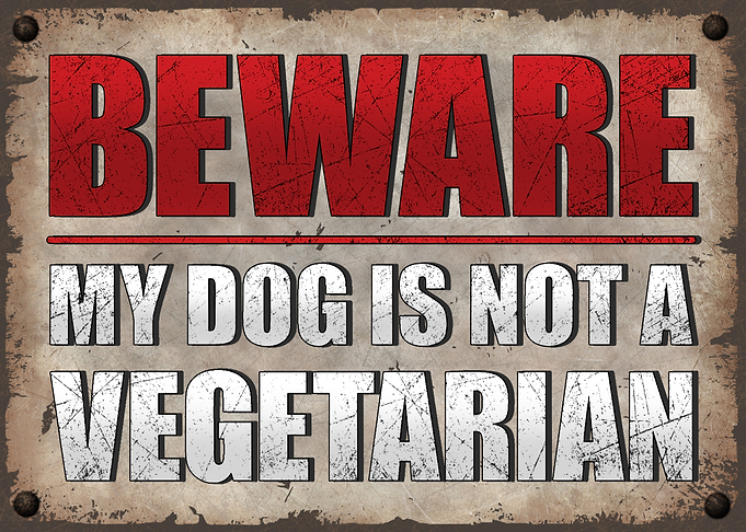 Beware Of Dog Sign