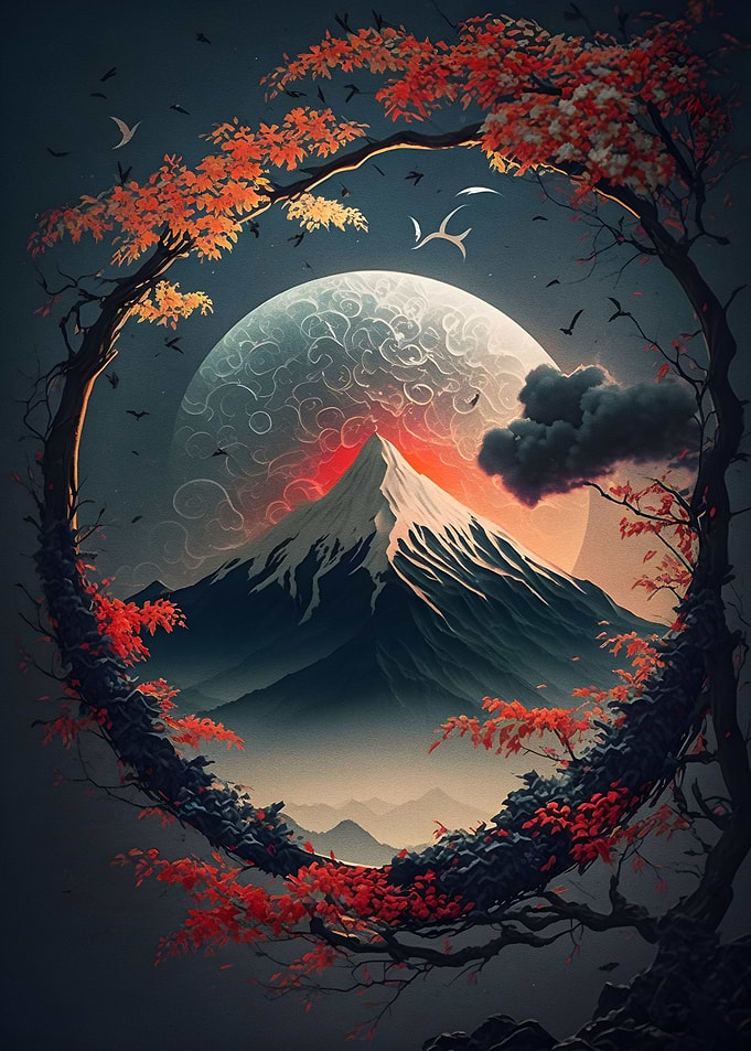 Magic root and mount fuji