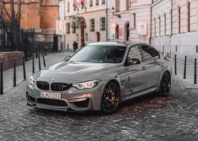 Brown BMW Sport Car