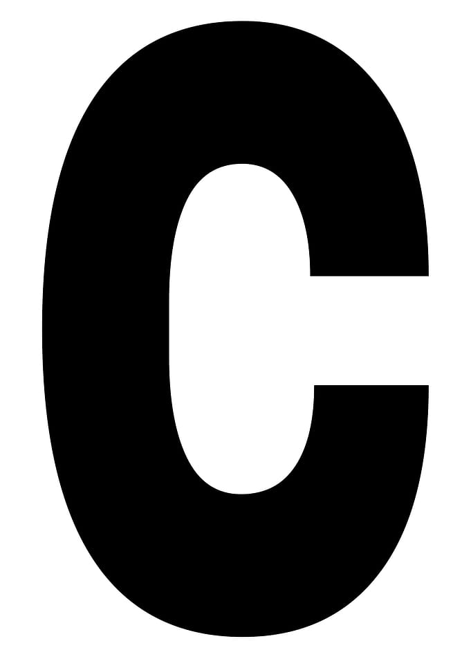 Capital Letter C