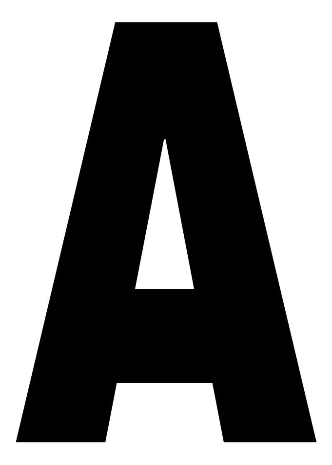 Capital Letter A