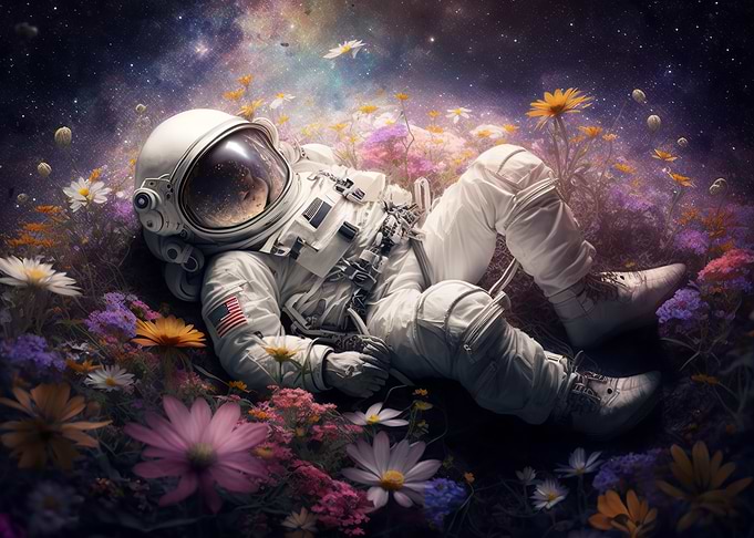 Astronaut Flowers