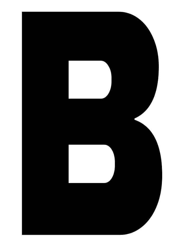 Capital Letter B
