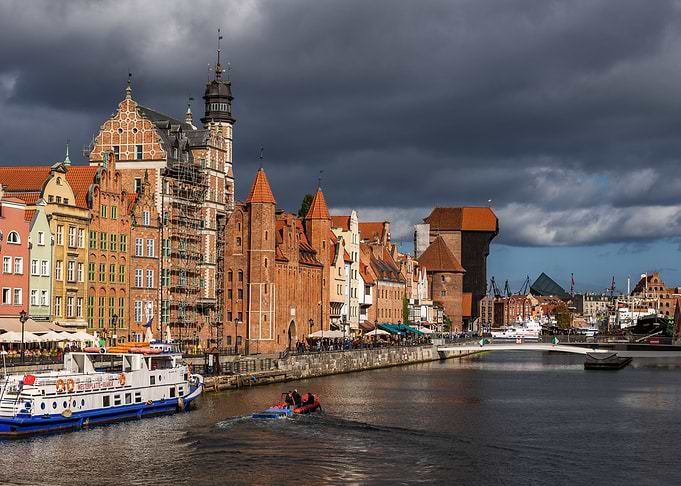 Gdansk City Skyline