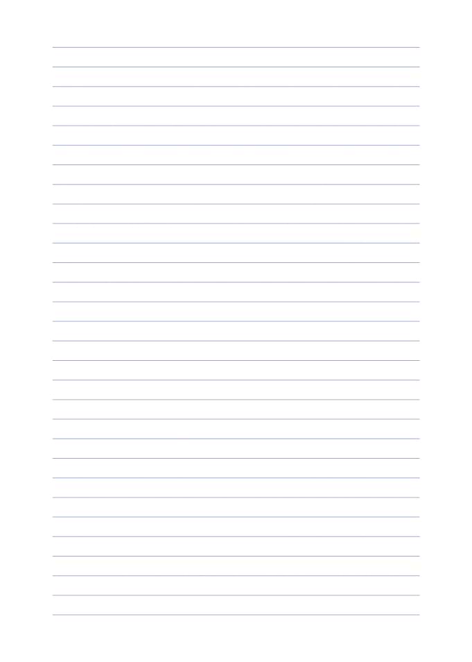 Notebook lined notes blue