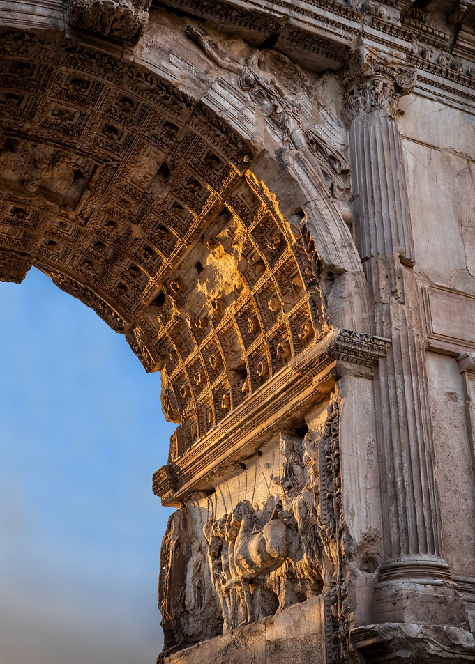 Arch of Titus at Sunset
