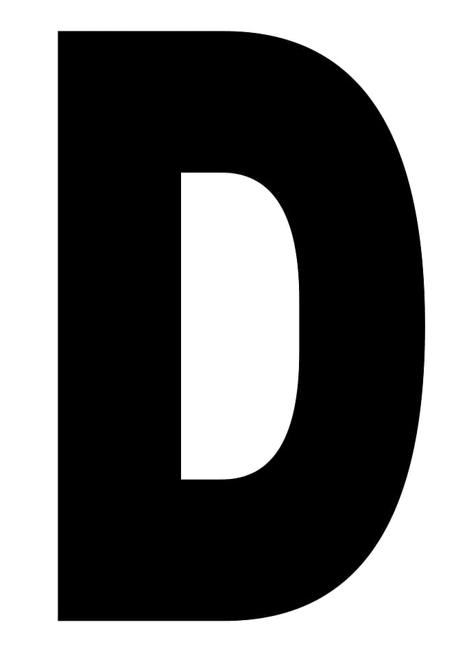 Capital Letter D