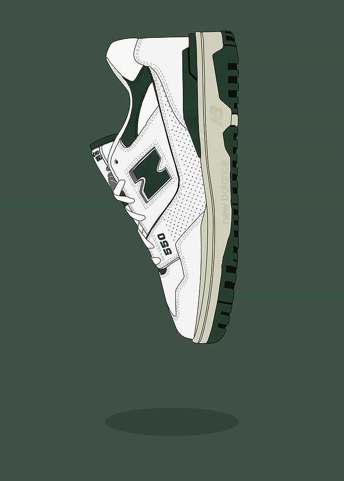 fly style nb 550 green