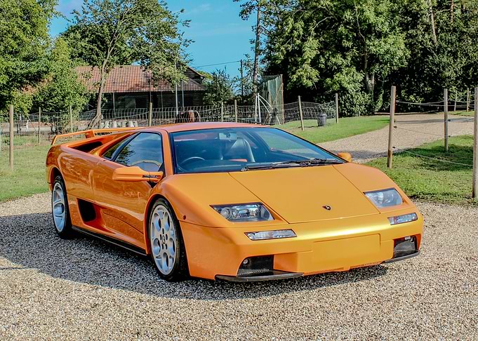 Old Lamborghini Sport Car