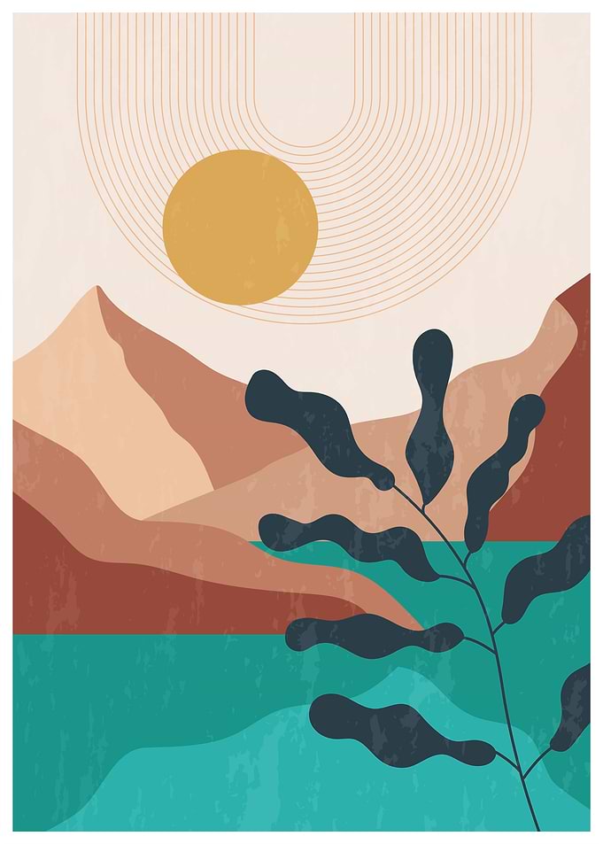 Abstract boho art 02
