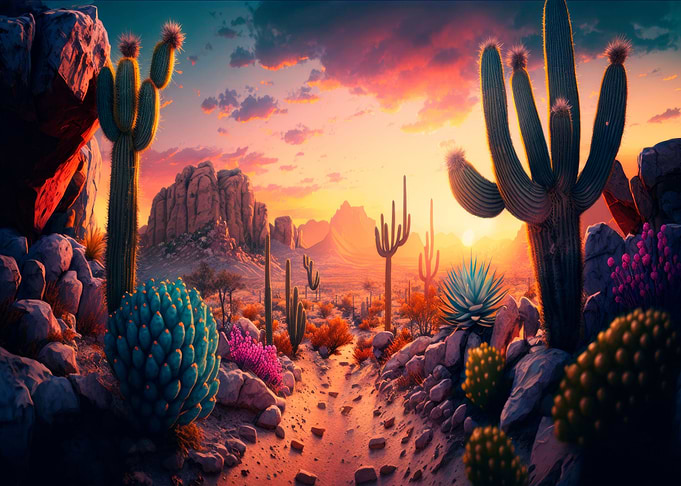 Colorful sunset