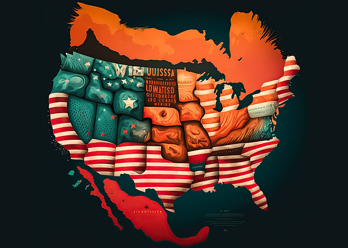 Map United States