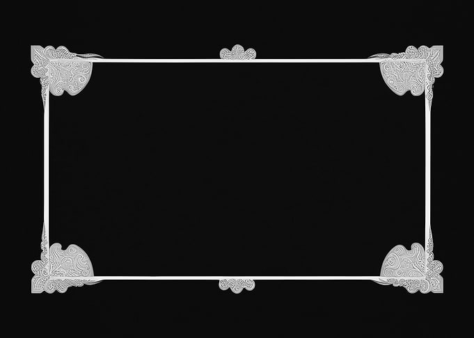 Silent film frame ornate p