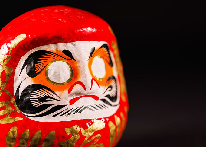 An old daruma doll