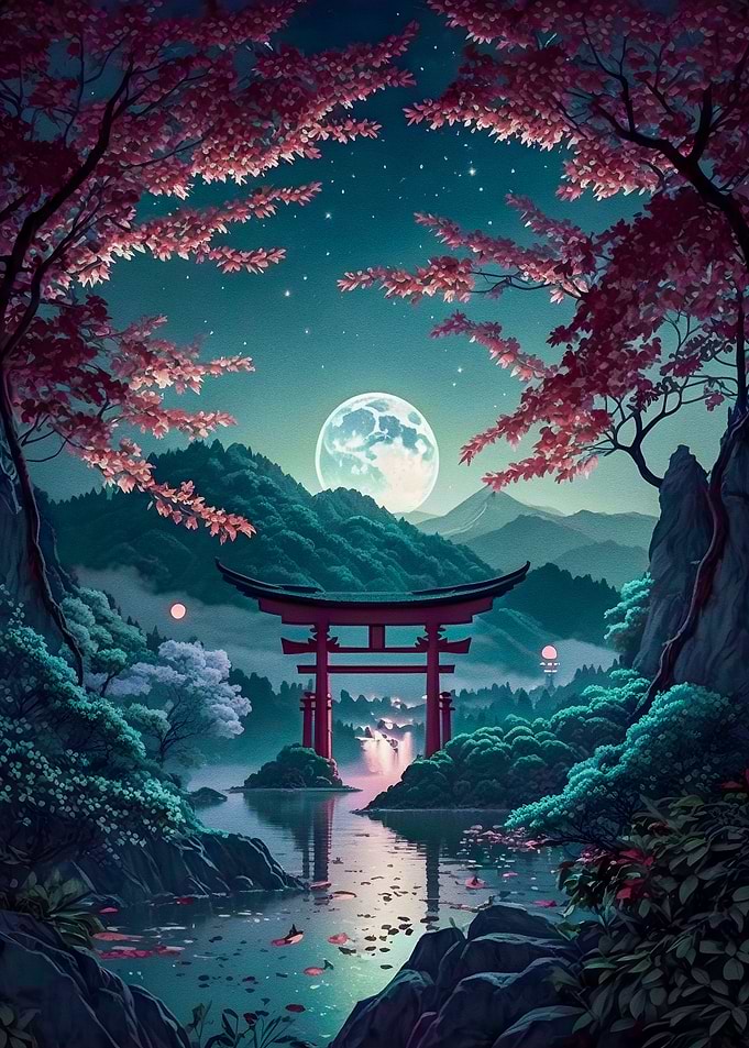 Red Cherry Blossoms leak